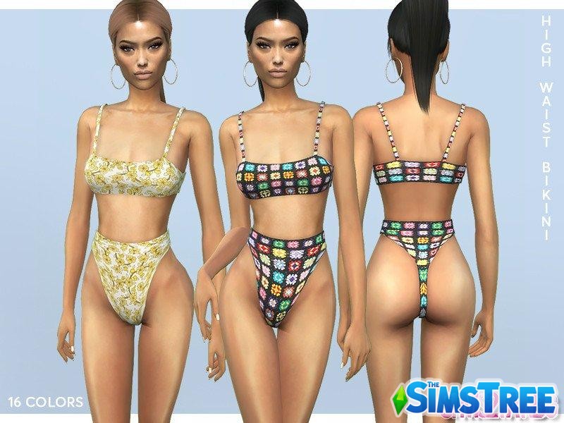 Купальники от sims2fanbg для Sims 4