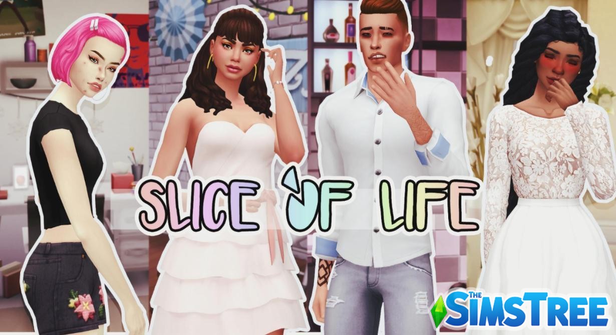 Мод «Кусочек жизни Slice Of Life» от kawaiistacie для Sims 4 - SimsTree