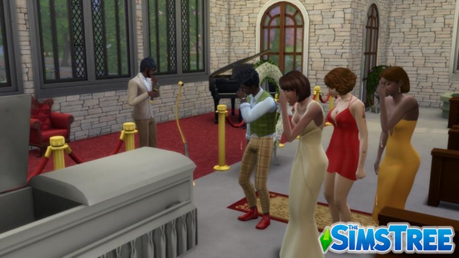 Мод «Событие Похороны» от SHEnanigans для Sims 4