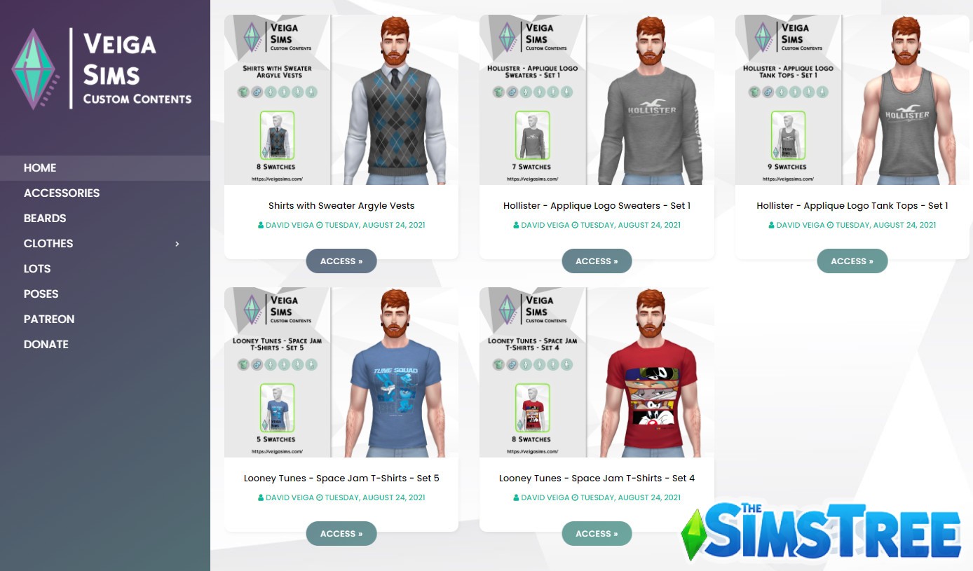 Sims 4: Лучшая одежда для взрослых от создателей CC