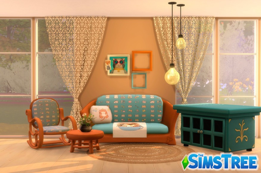 Набор мебели Минимализм от SNOOTYSIMS для Sims 4