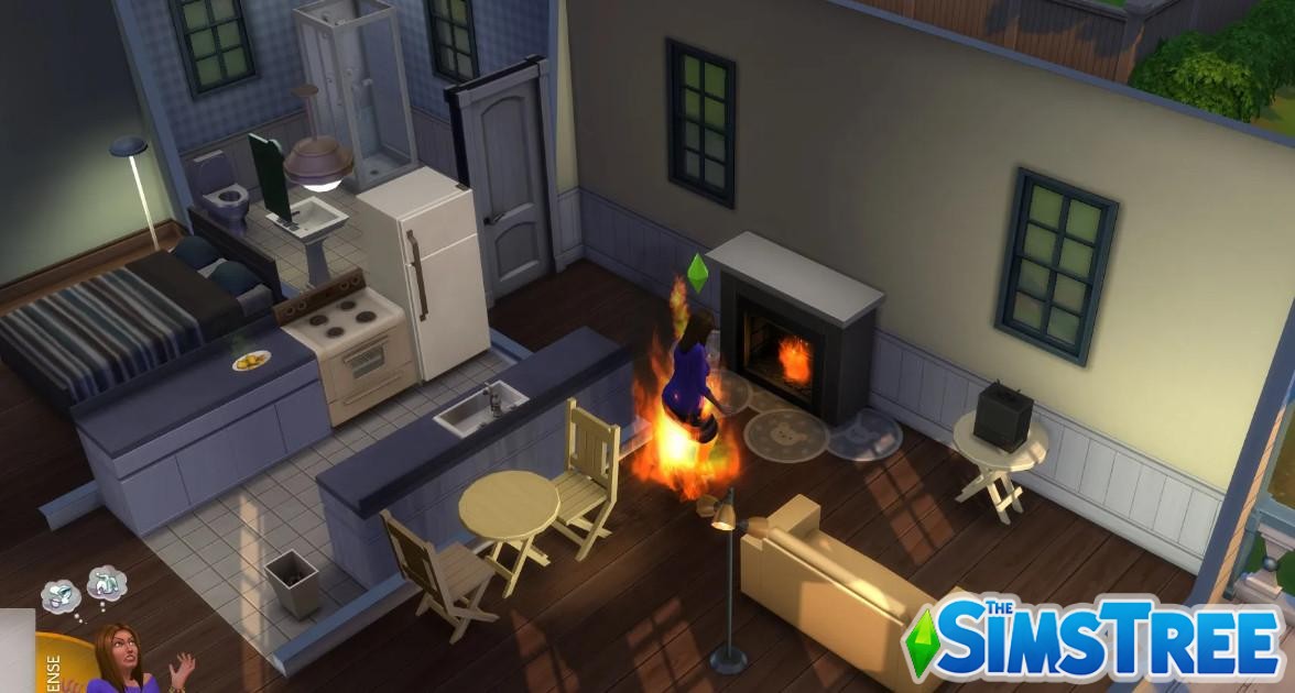 Как быстро создать пожар в Sims 4