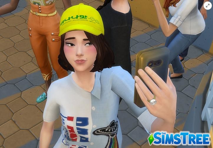 Мод «К-поп звезда K-Pop Star 8-2024» от kawaiistacie для Sims 4