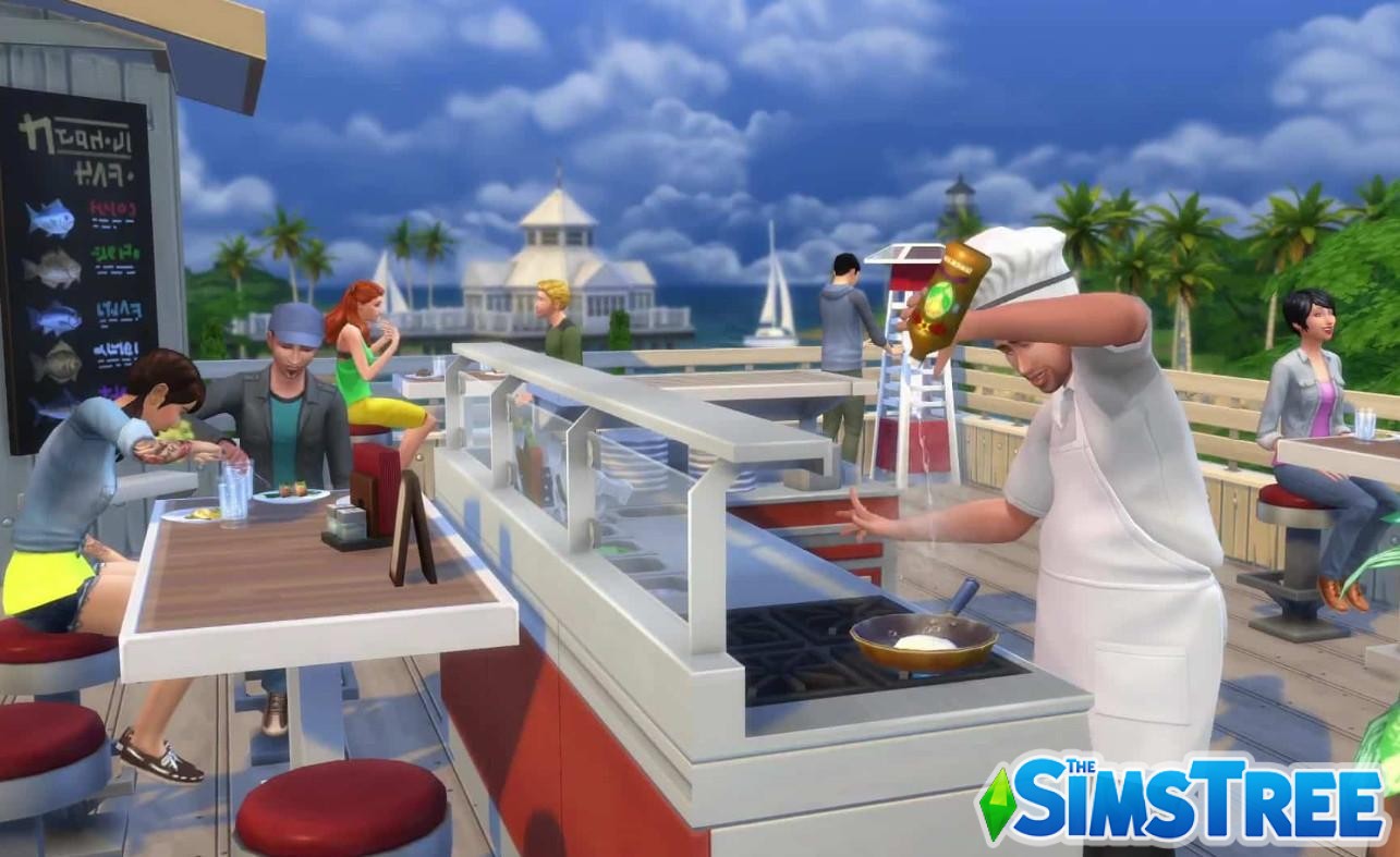 Мод «Улучшения работы ресторана или Dine Out Reloaded V3.3» от Carl’s Guides для Sims 4